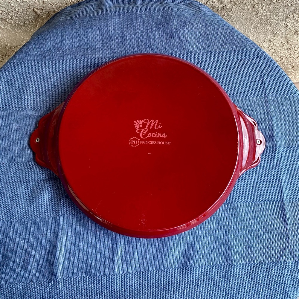 Princess House Red Cast Iron Comal
